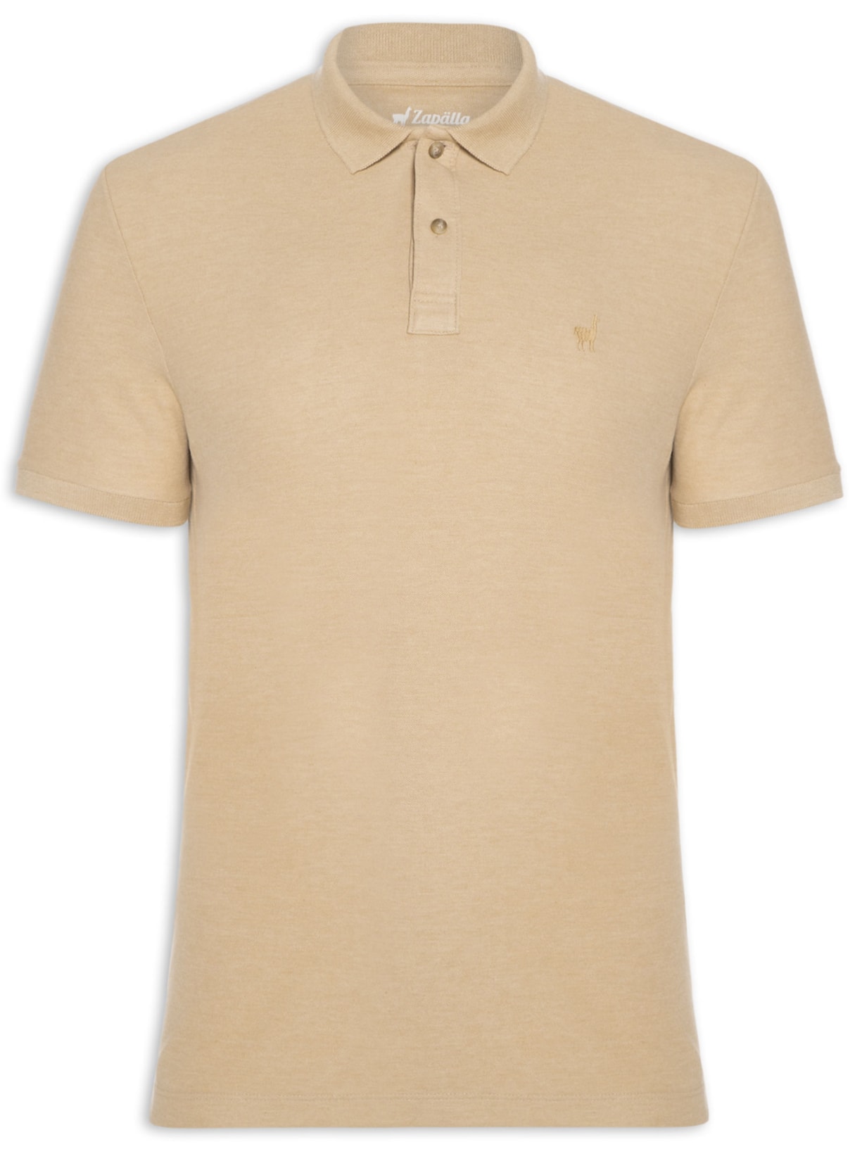 Polo Masculina Mescla Color - Bege
