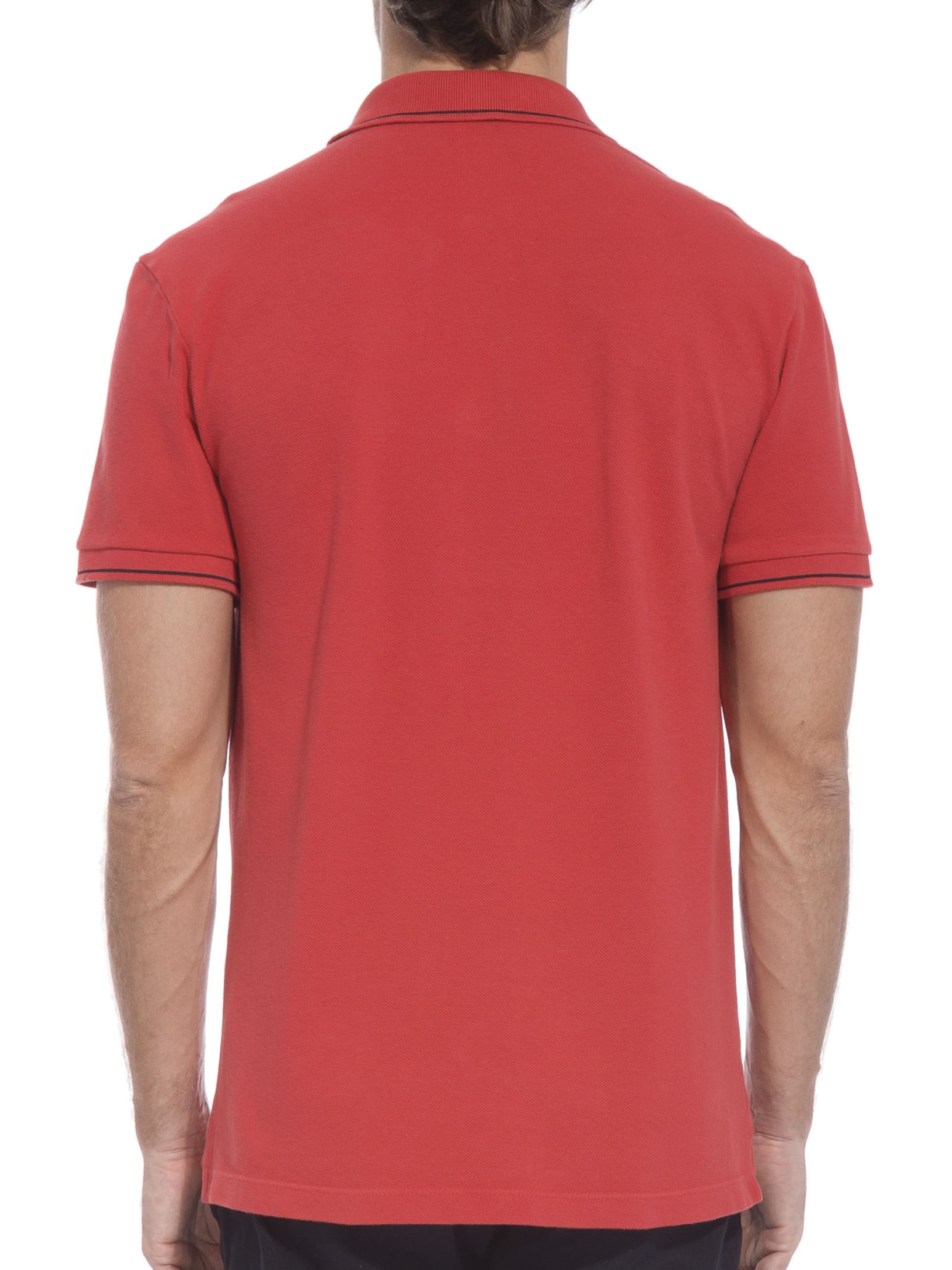 Polo Masculina Mini Brasao Vermelho Osklen