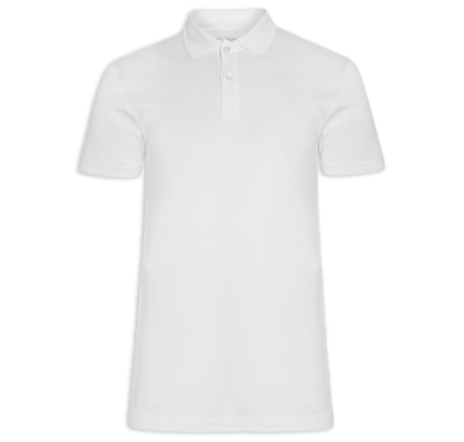Polo Masculina Ned Inter - Branco
