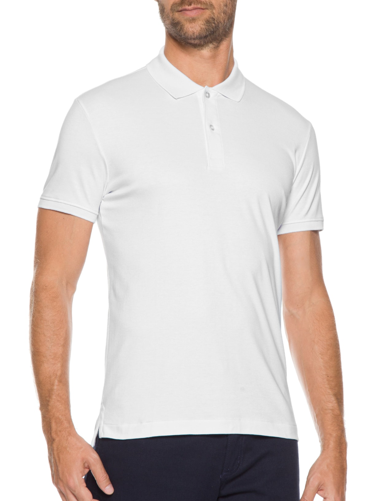 Polo Masculina Ned Inter Branco Ricardo Almeida