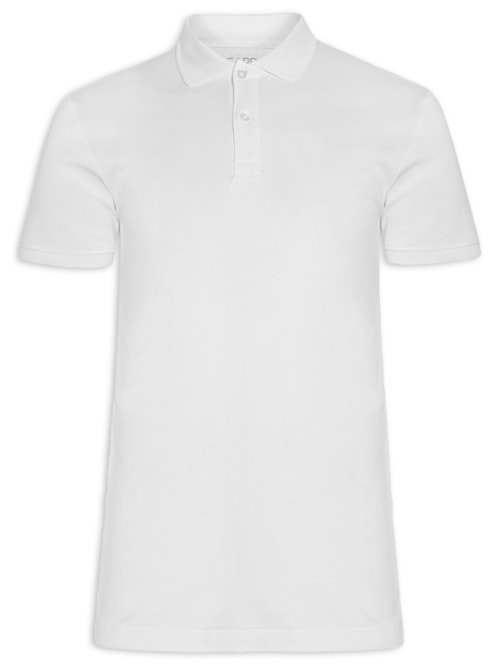 Polo Masculina Ned Inter - Branco