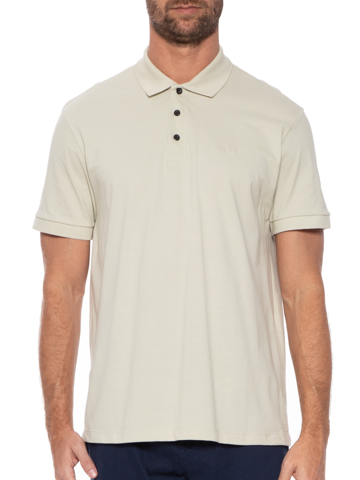 Polo Masculina New Simple Basic Bege John John