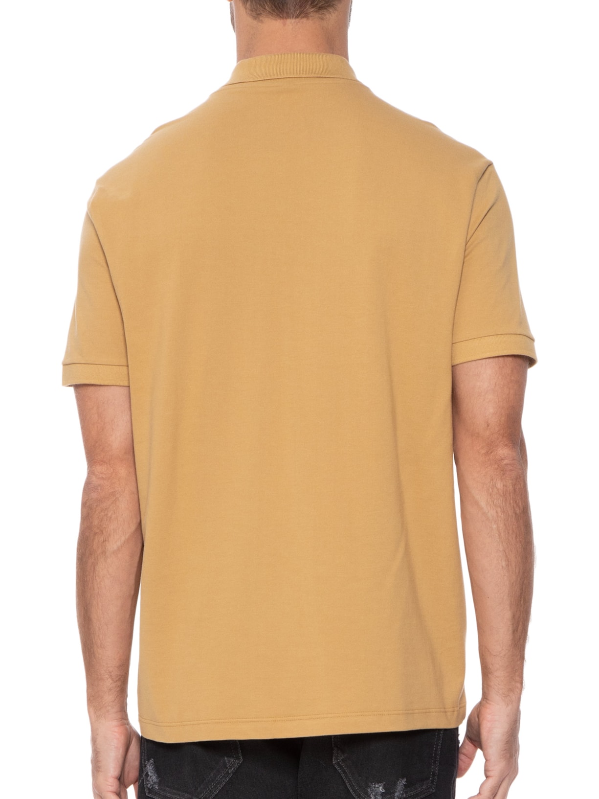 Polo Masculina New Simple Basic Gold Bege John John