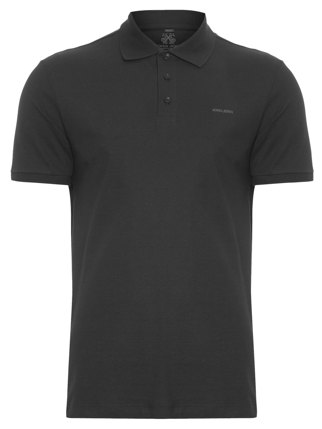 Polo Masculina New Simple Basic - Preto