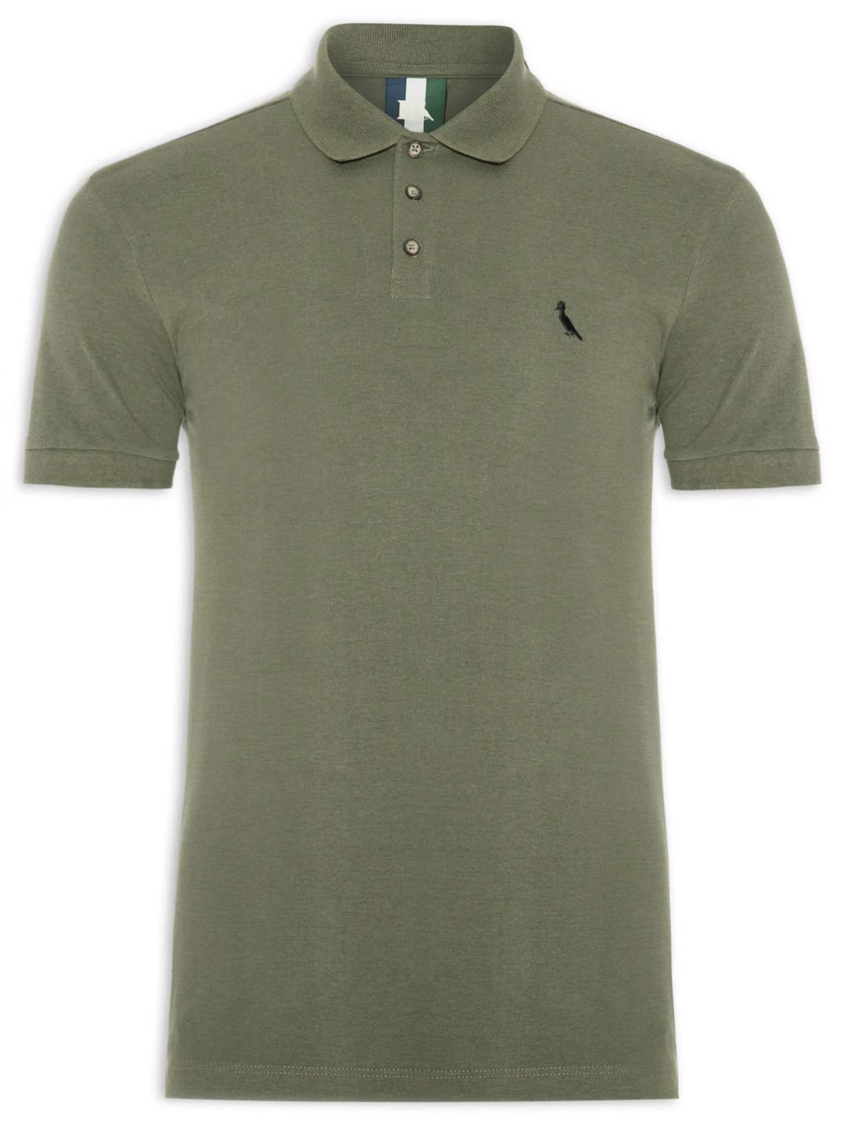 Polo Masculina Novo Mescla - Verde