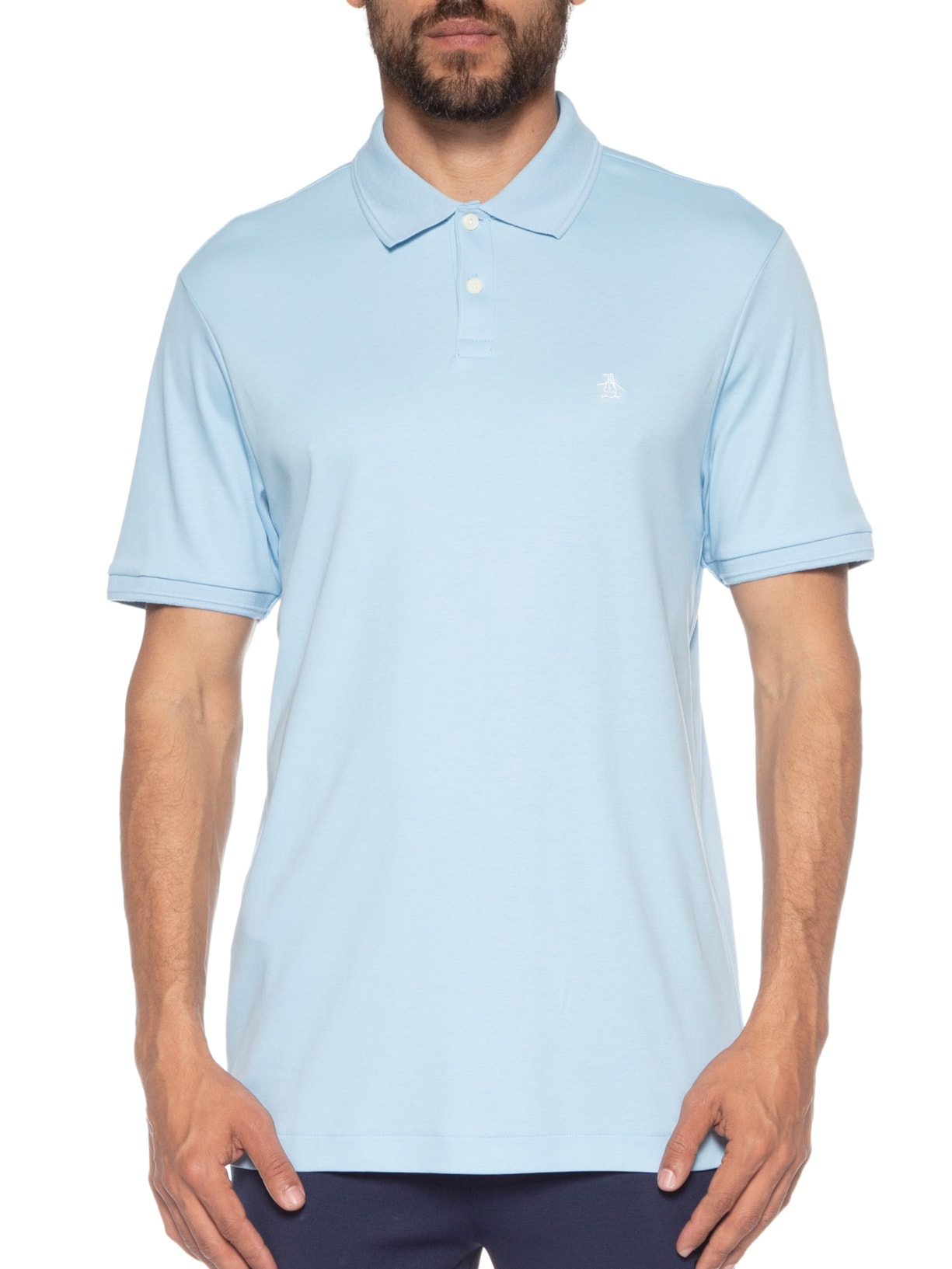 Polo Masculina Original Azul Claro Original Penguin