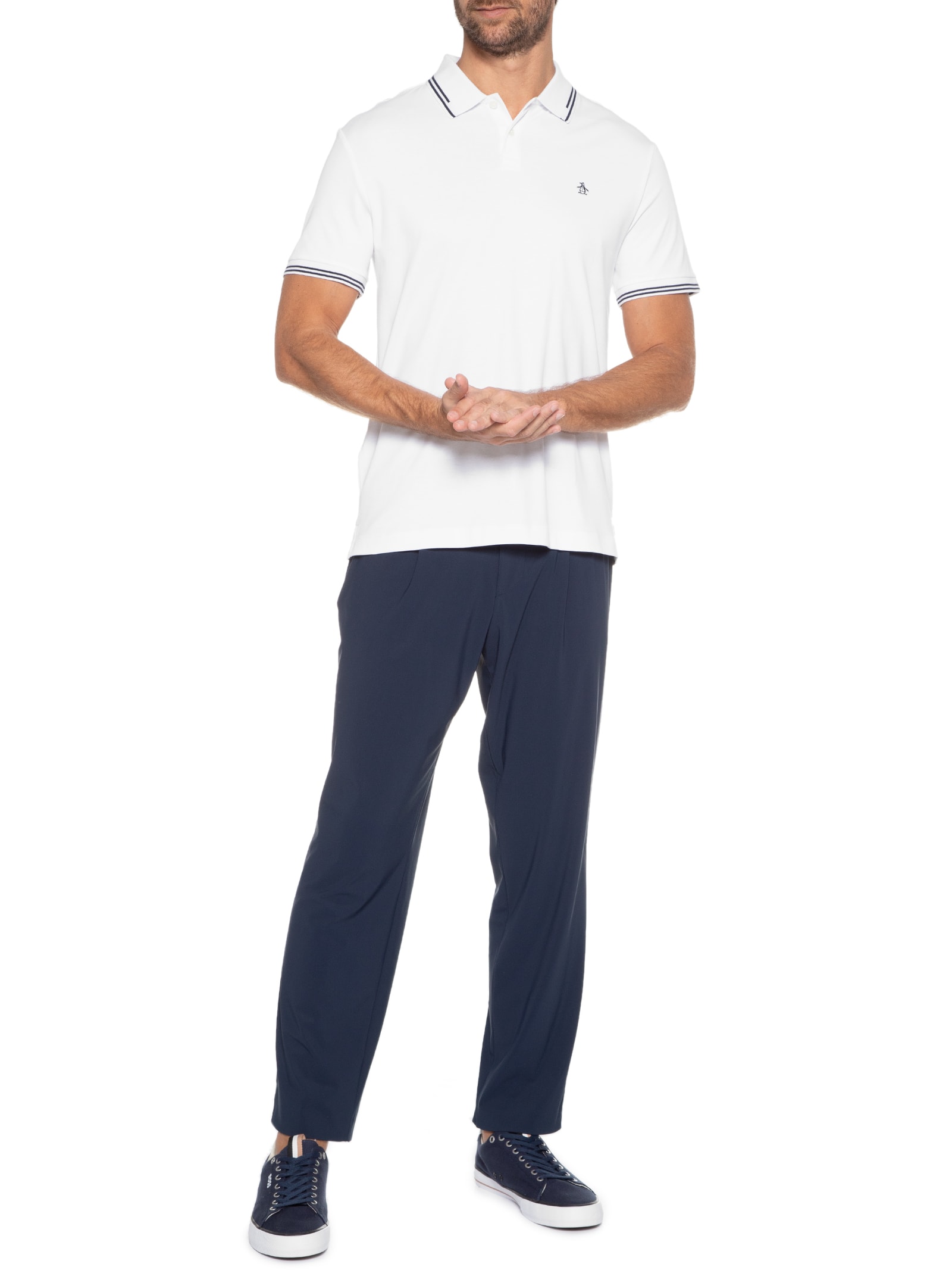 Polo Masculina Original - Penguin - Branco