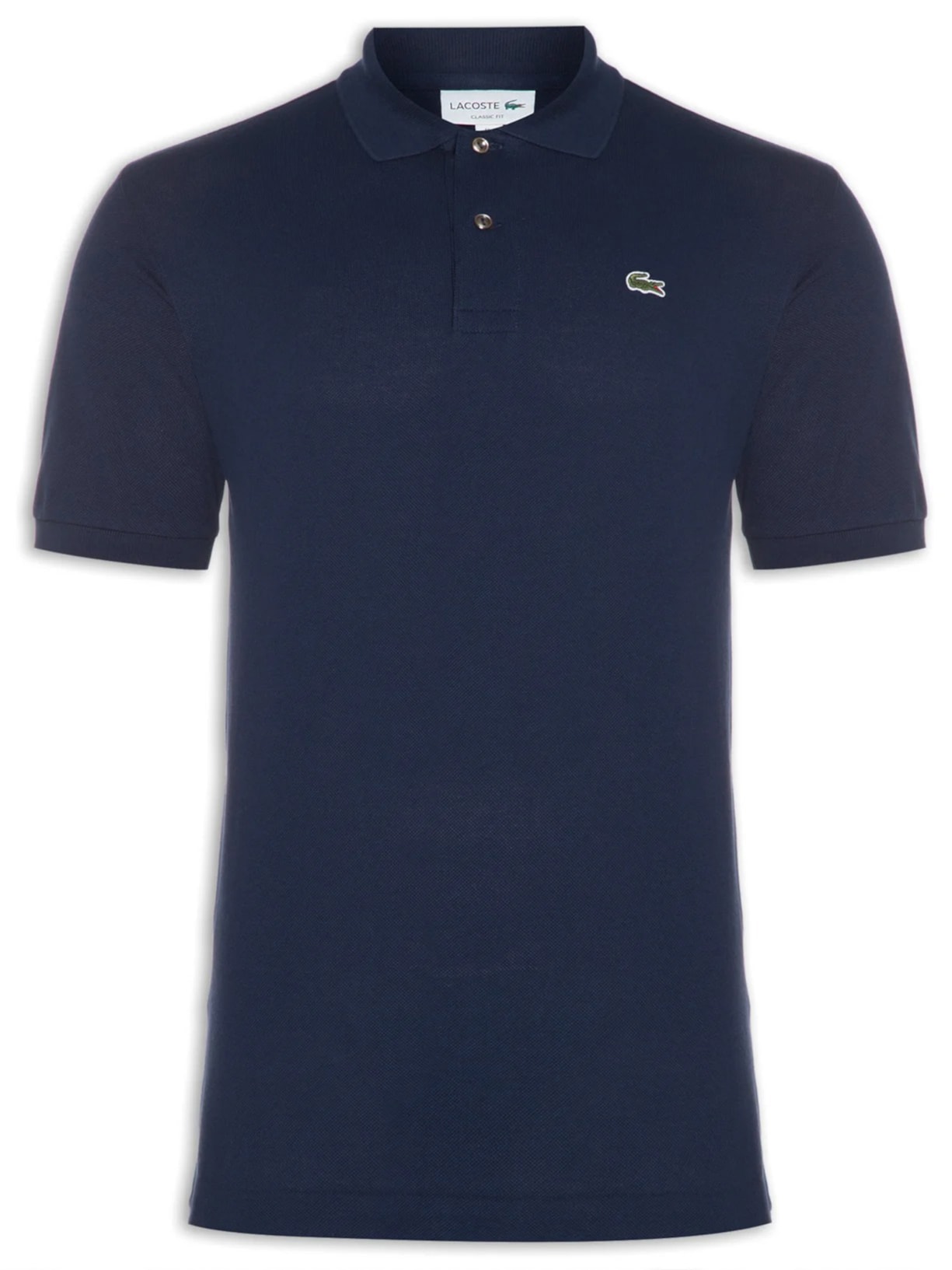 Polo Masculina Original Classic Fit L.12.12 Em Piquet De Algodão - Azul