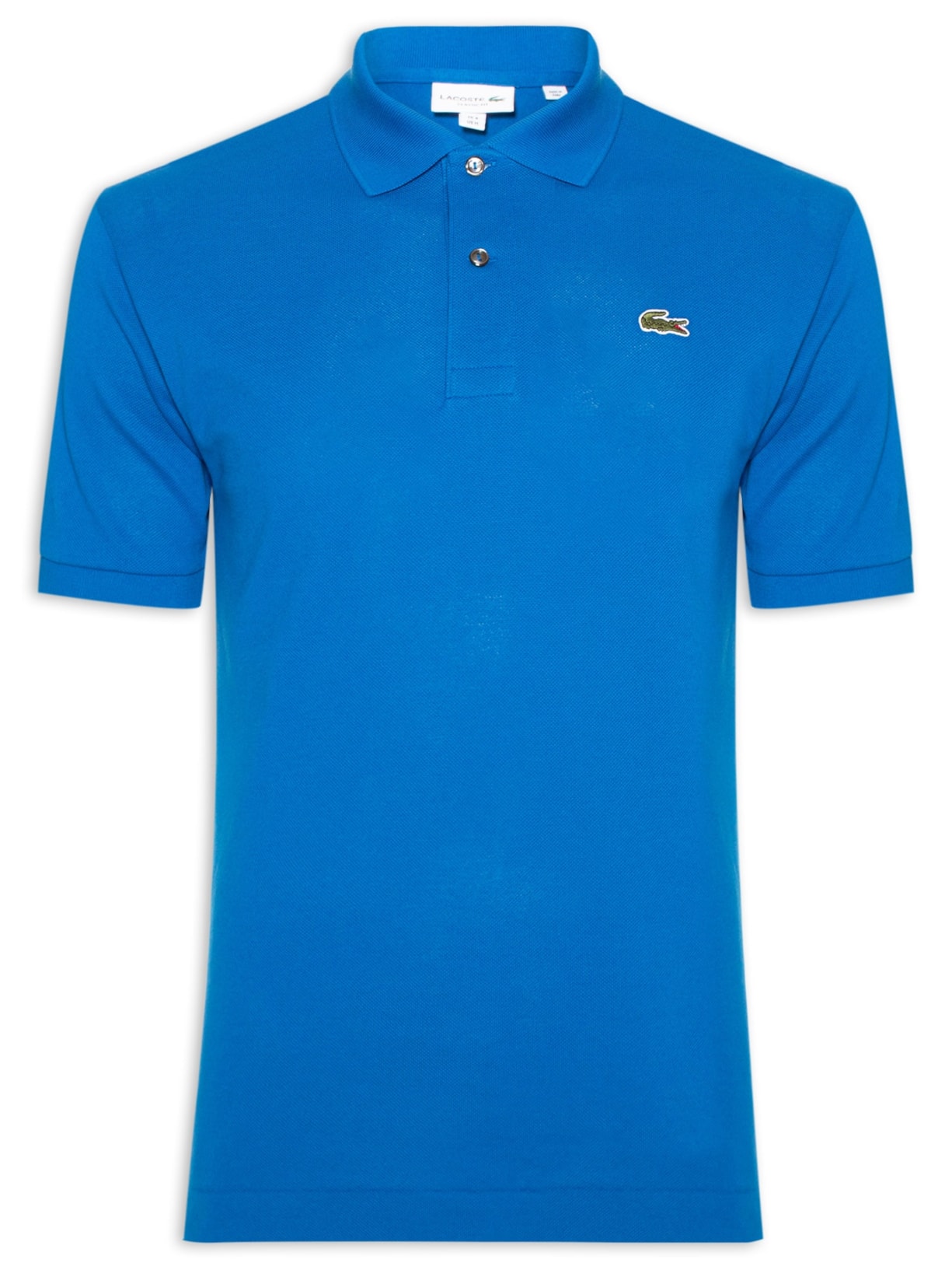  Polo Masculina Original Classic Fit L.12.12 Em Piquet De Algodão Azul Lacoste