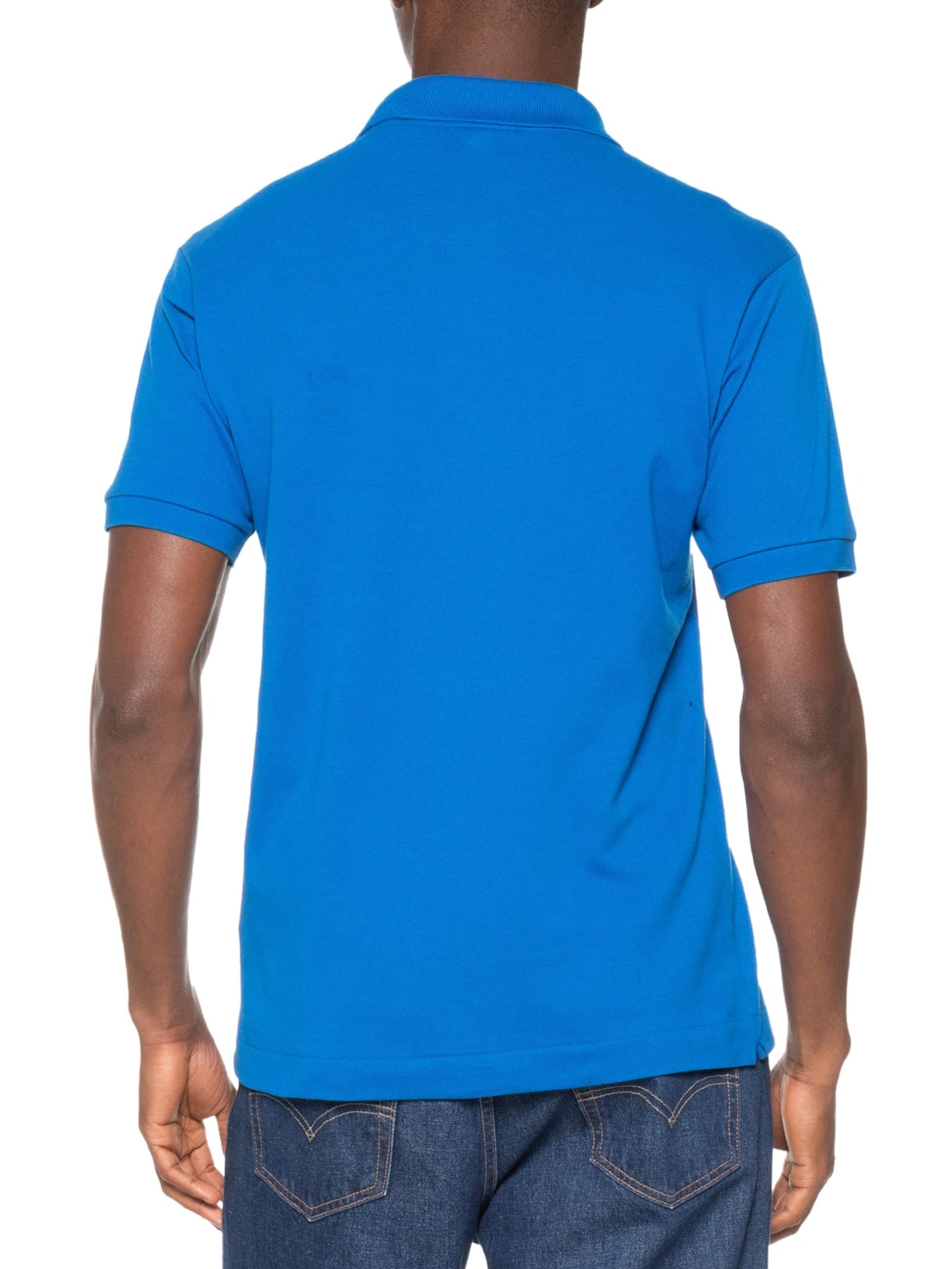  Polo Masculina Original Classic Fit L.12.12 Em Piquet De Algodão Azul Lacoste