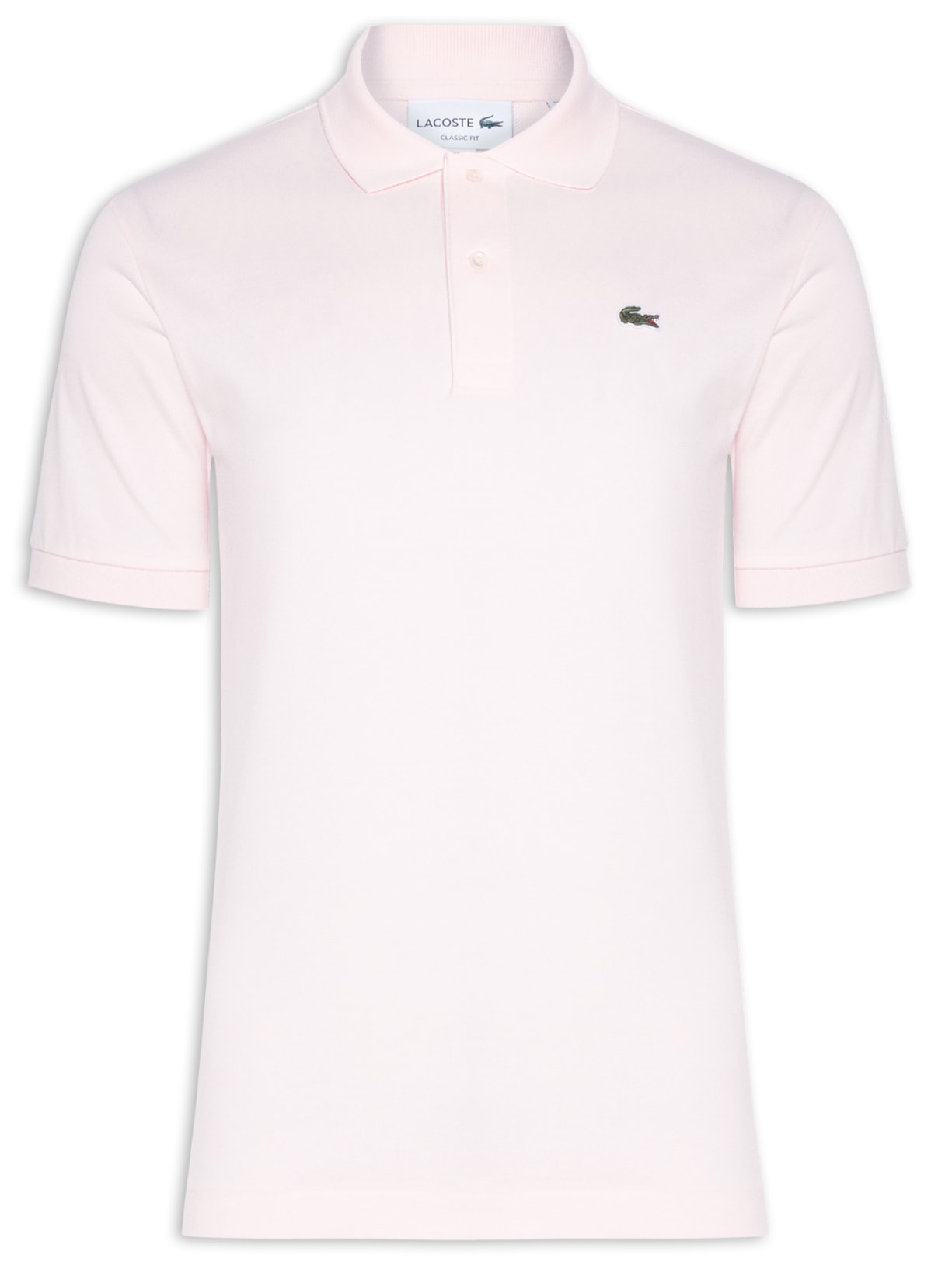 Polo Masculina Original Classic Fit L.12.12 Em Piquet De Algodão - Rosa
