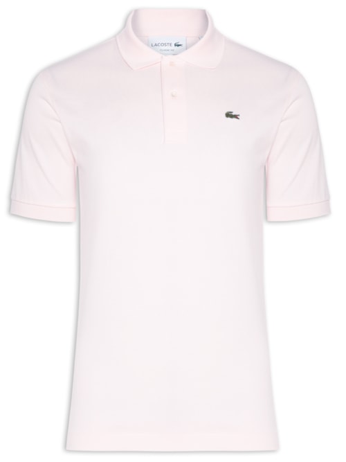 Polo Masculina Original Classic Fit L.12.12 Em Piquet De Algodão - Rosa