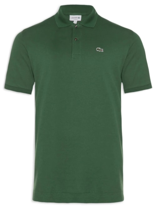 Polo Masculina Original Classic Fit L.12.12 Em Piquet De Algodão - Verde