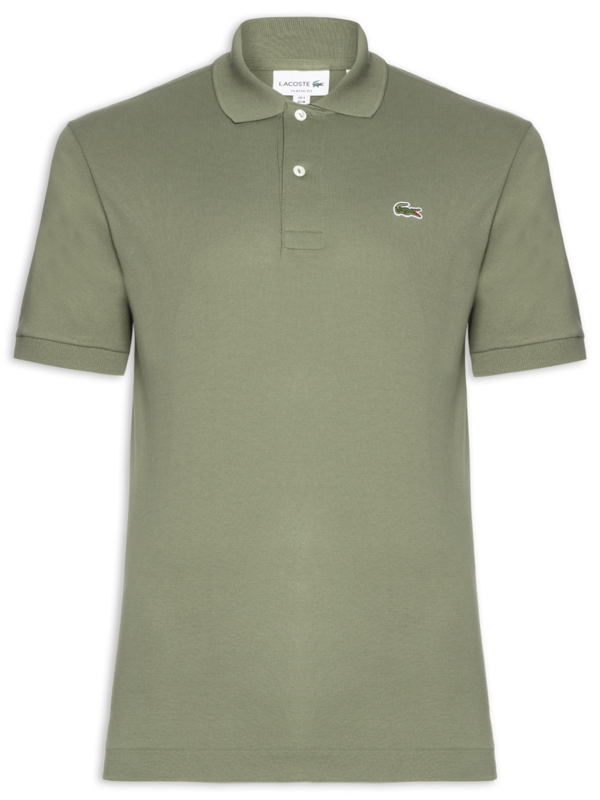 Polo Masculina Original Classic Fit L.12.12 Em Piquet De Algodão - Verde