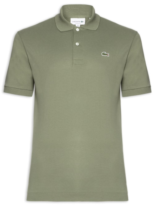 Polo Masculina Original Classic Fit L.12.12 Em Piquet De Algodão - Verde