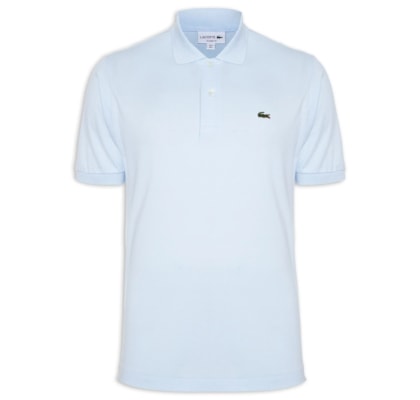 Polo Masculina Original Classic Fit L12.12 Em Piquet De Algodão - Azul