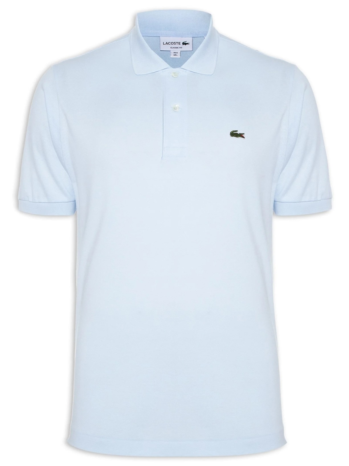 Polo Masculina Original Classic Fit L12.12 Em Piquet De Algodão - Azul