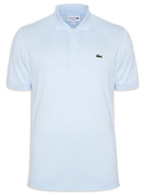 Polo Masculina Original Classic Fit L12.12 Em Piquet De Algodão - Azul