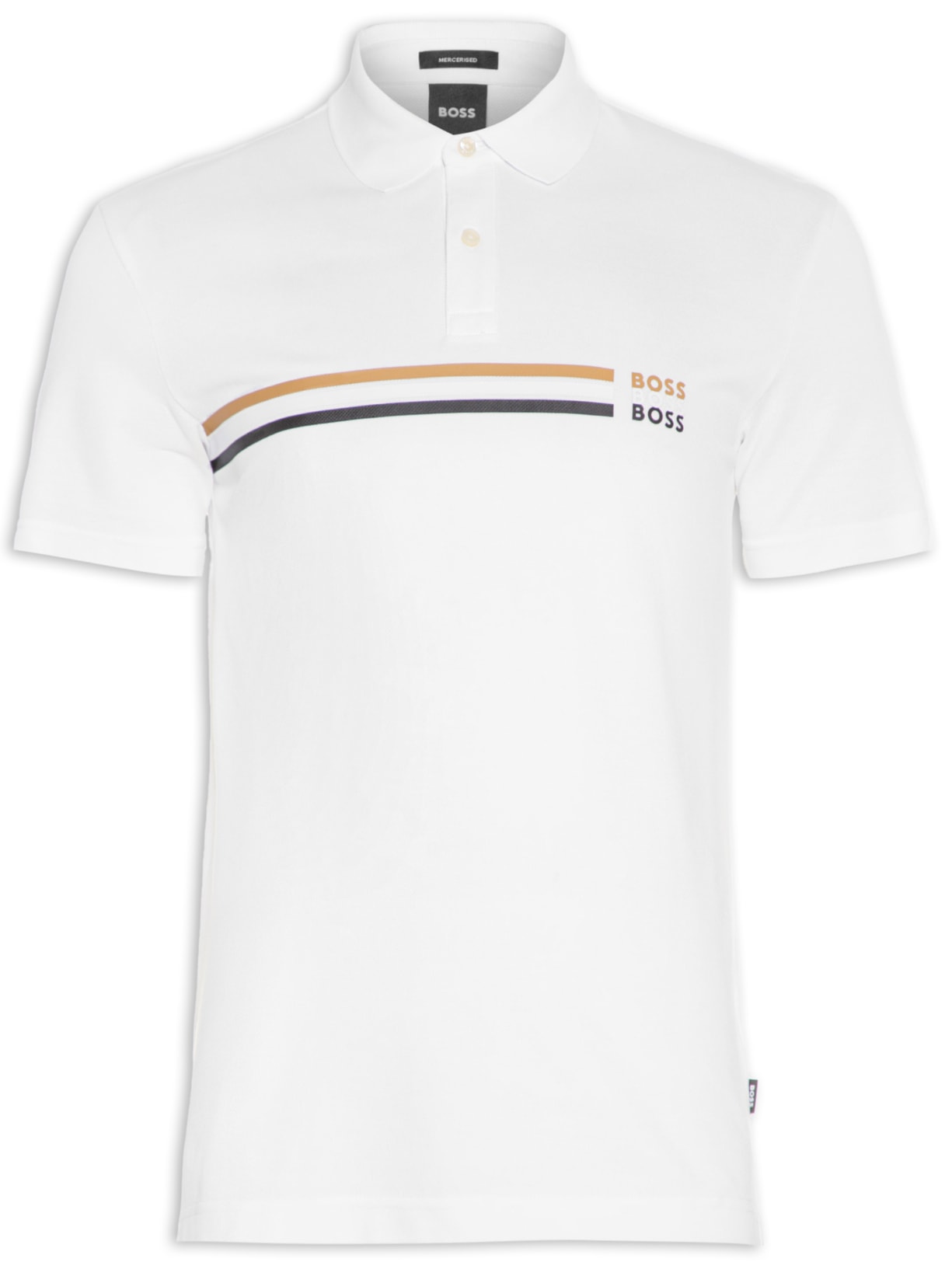 Polo Masculina Pack - Branco