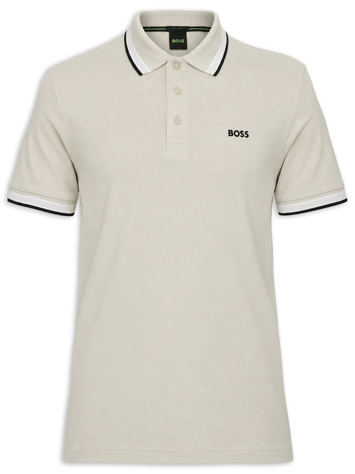 Polo Masculina Paddy Bege Boss