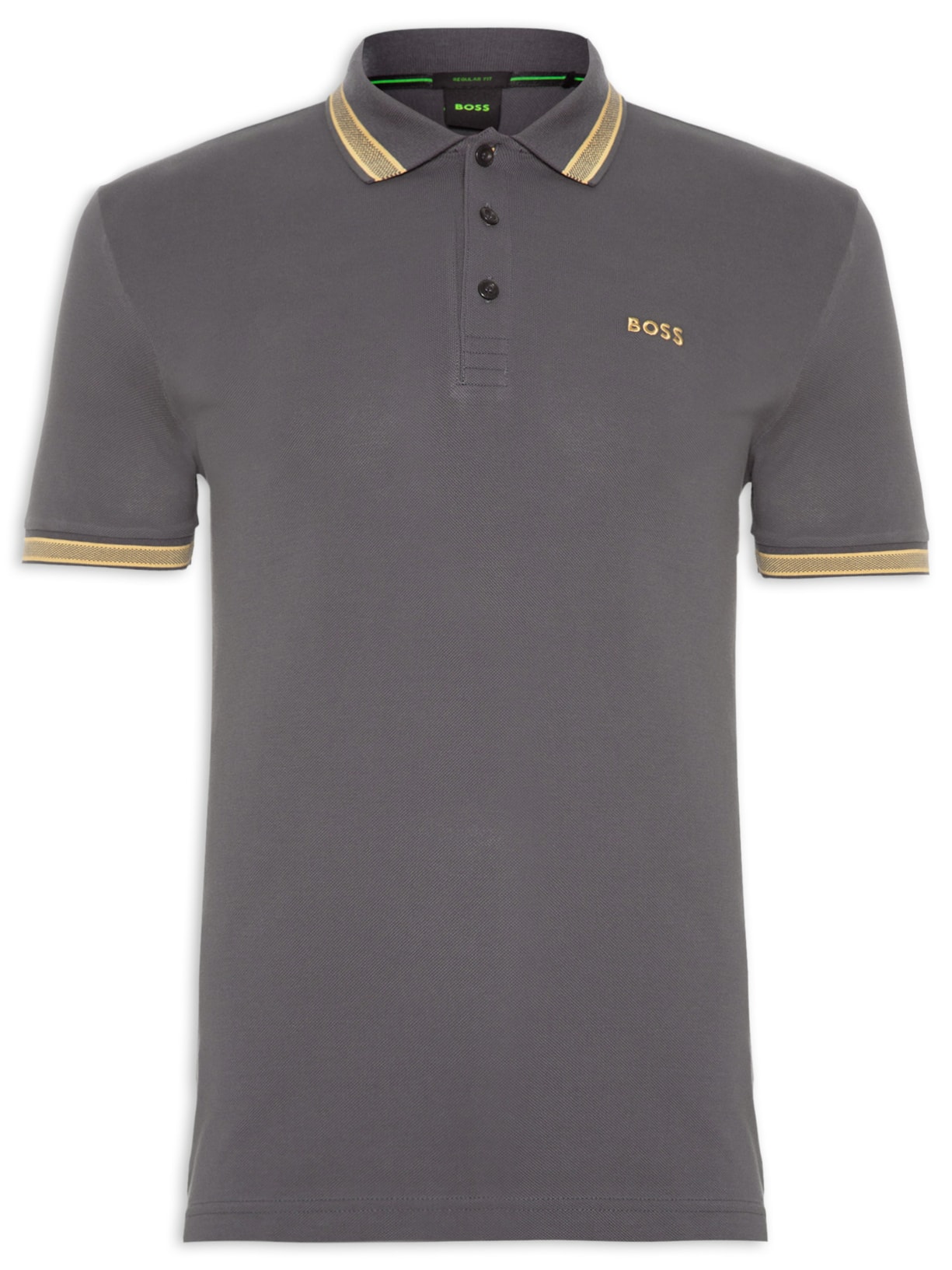Polo Masculina Paddy - Cinza