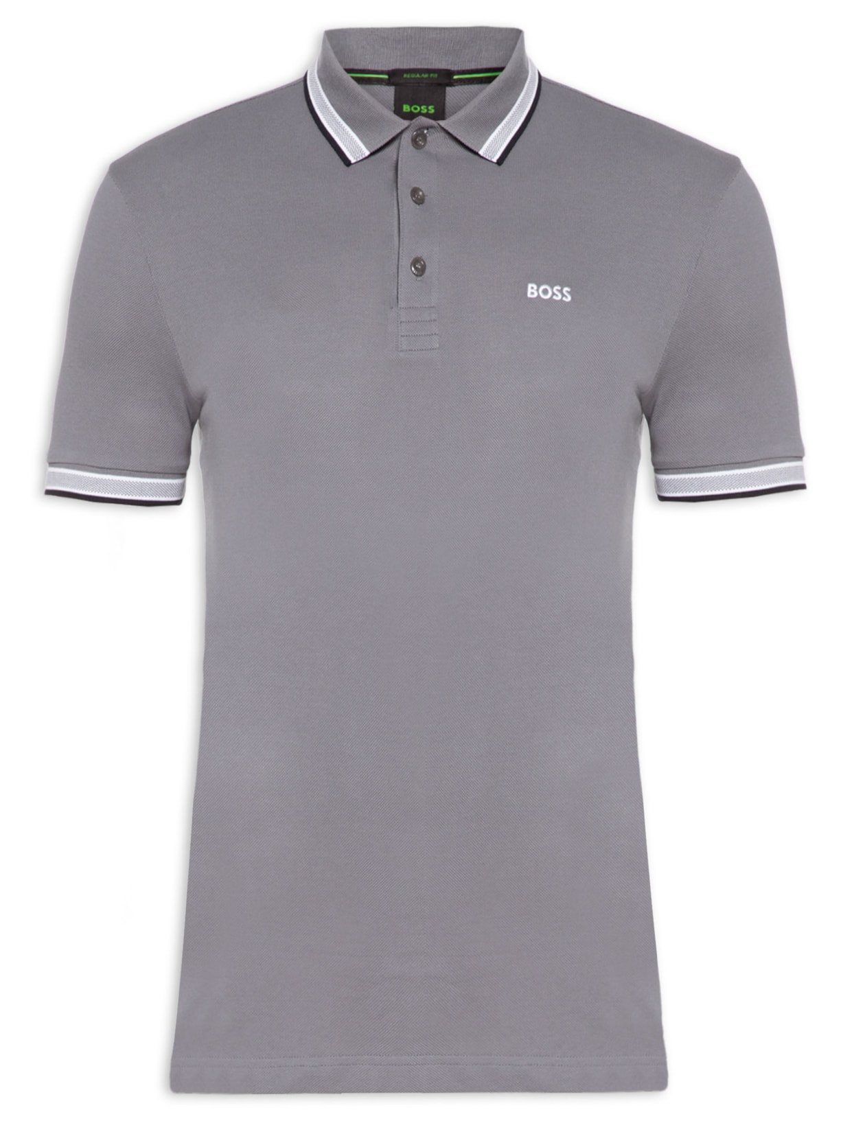 Polo Masculina Paddy - Cinza