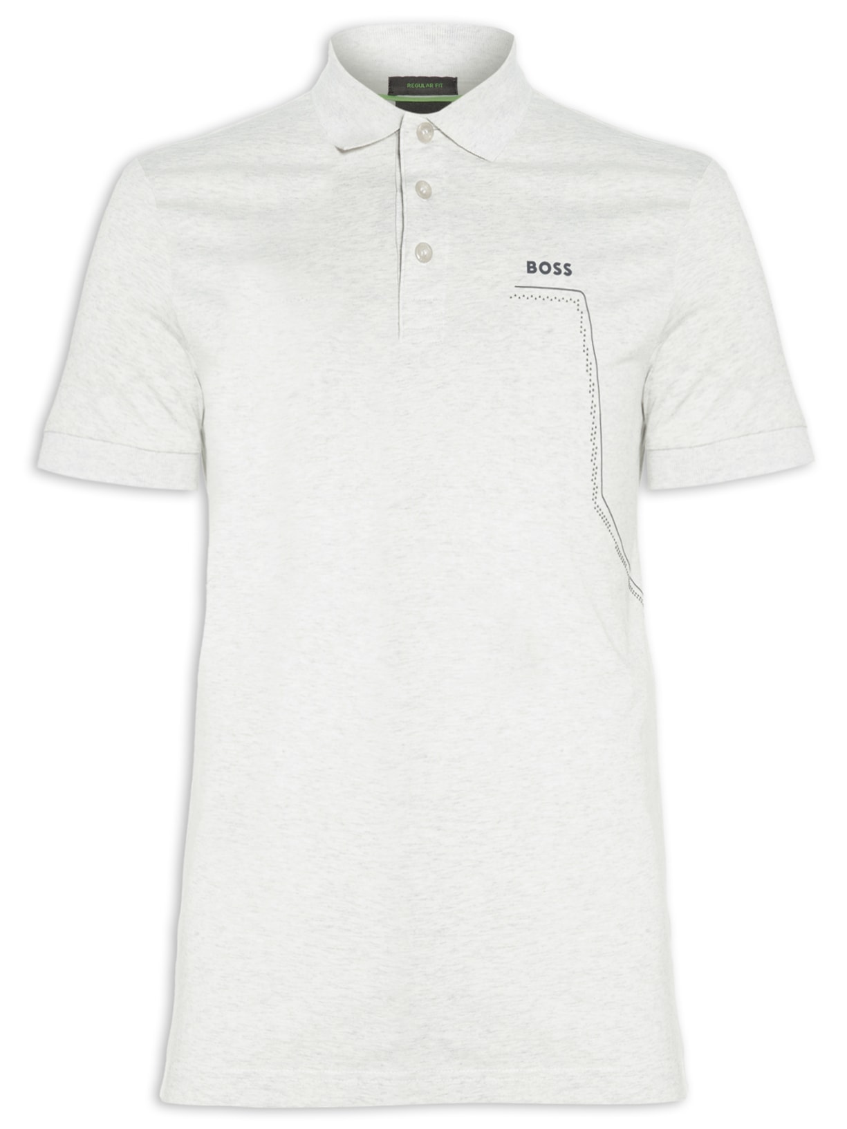 Polo Masculina Paddy - Cinza