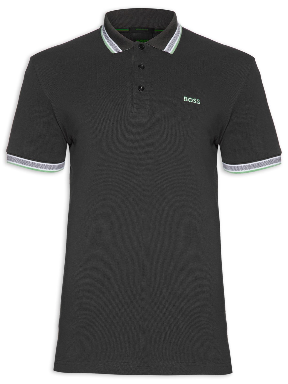 Polo Masculina Paddy - Cinza