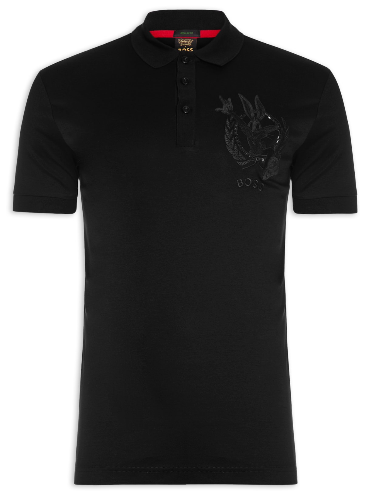 Polo Masculina Paddy Lunar - Preto