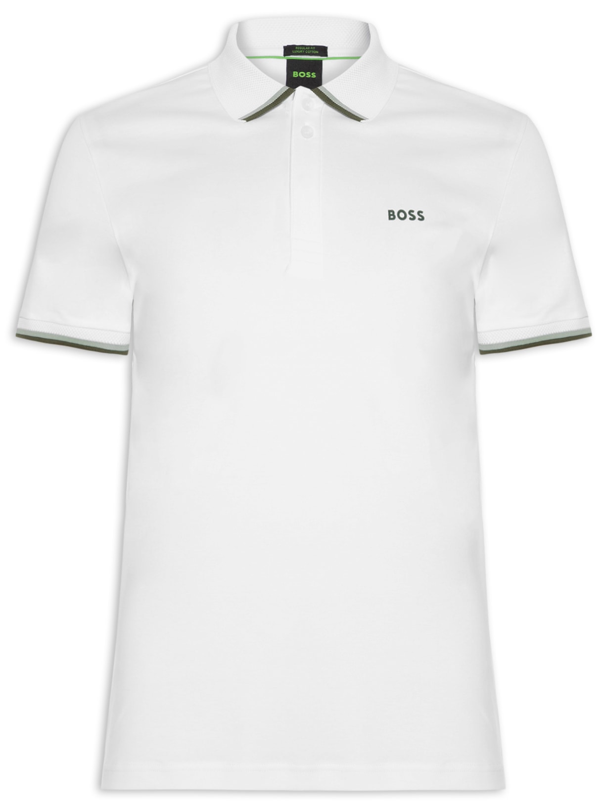Polo Masculina Paddy Lux Heritage - Branco