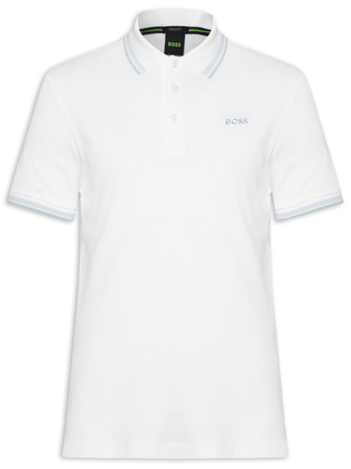 Polo Masculina Paddy Regular Fit - Branco