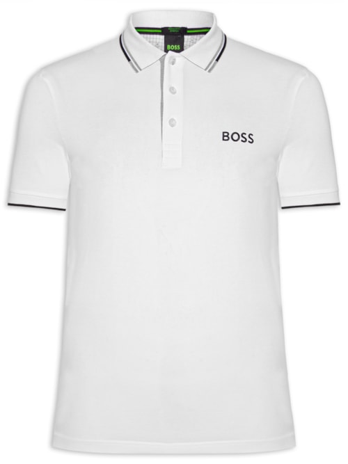 Polo Masculina Paddy Regular Fit - Branco