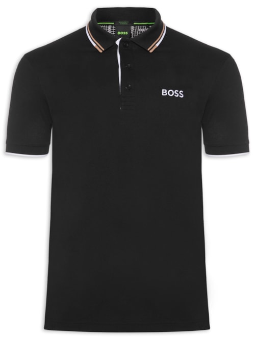Polo Masculina Paddy Regular Fit - Preto