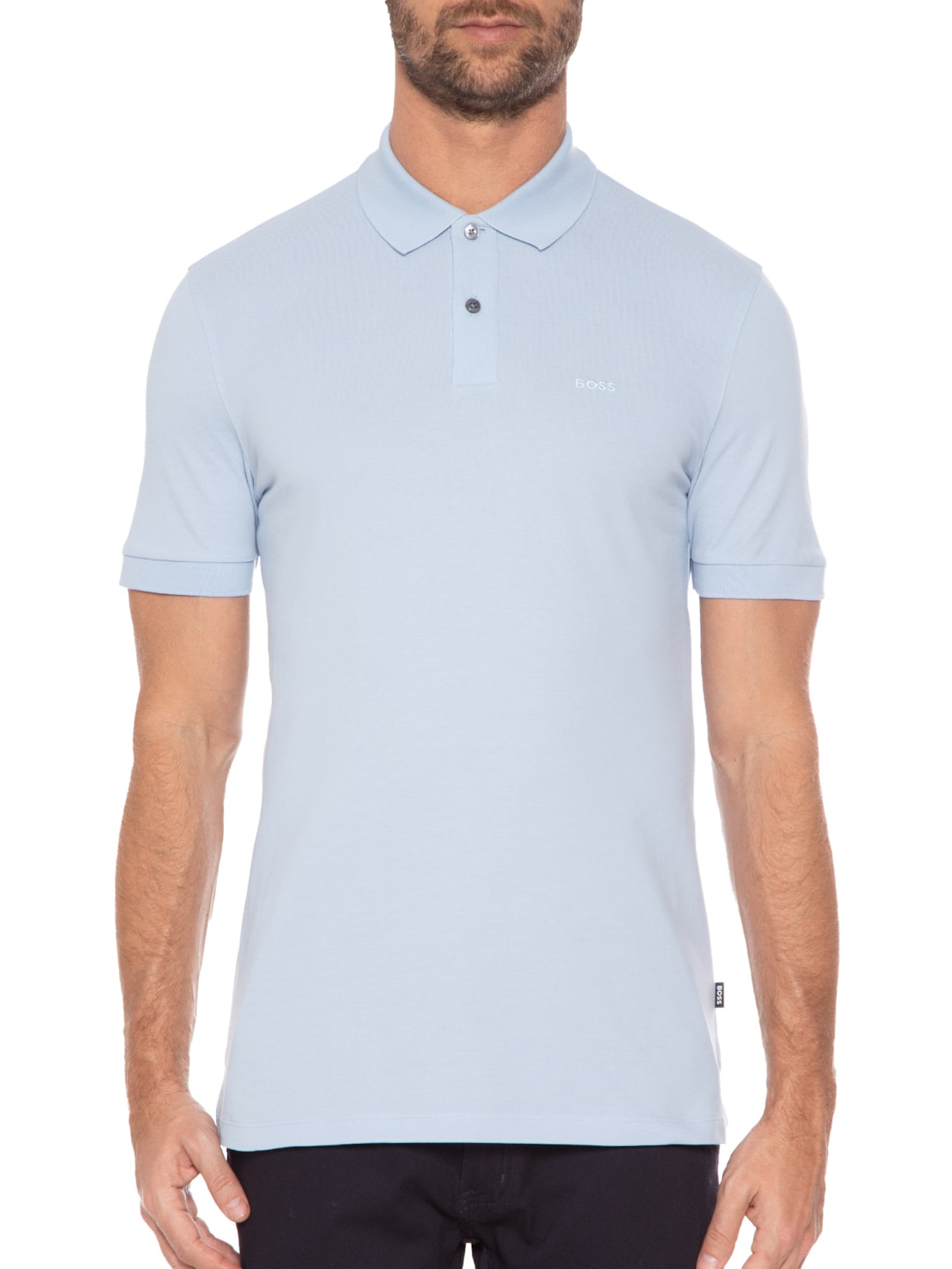 Polo Masculina Pallas Azul Boss