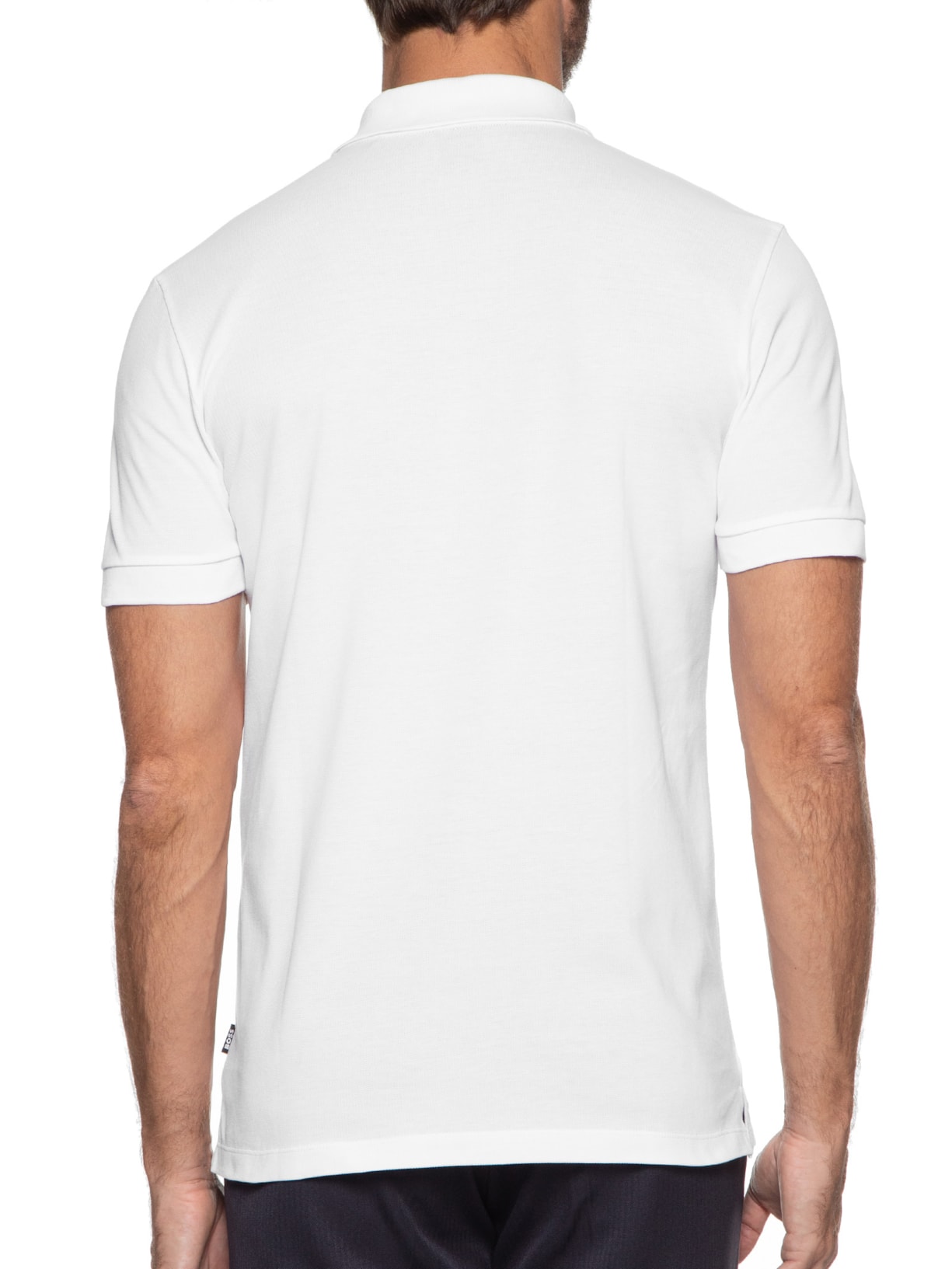 Polo Masculina Pallas Branco  Boss