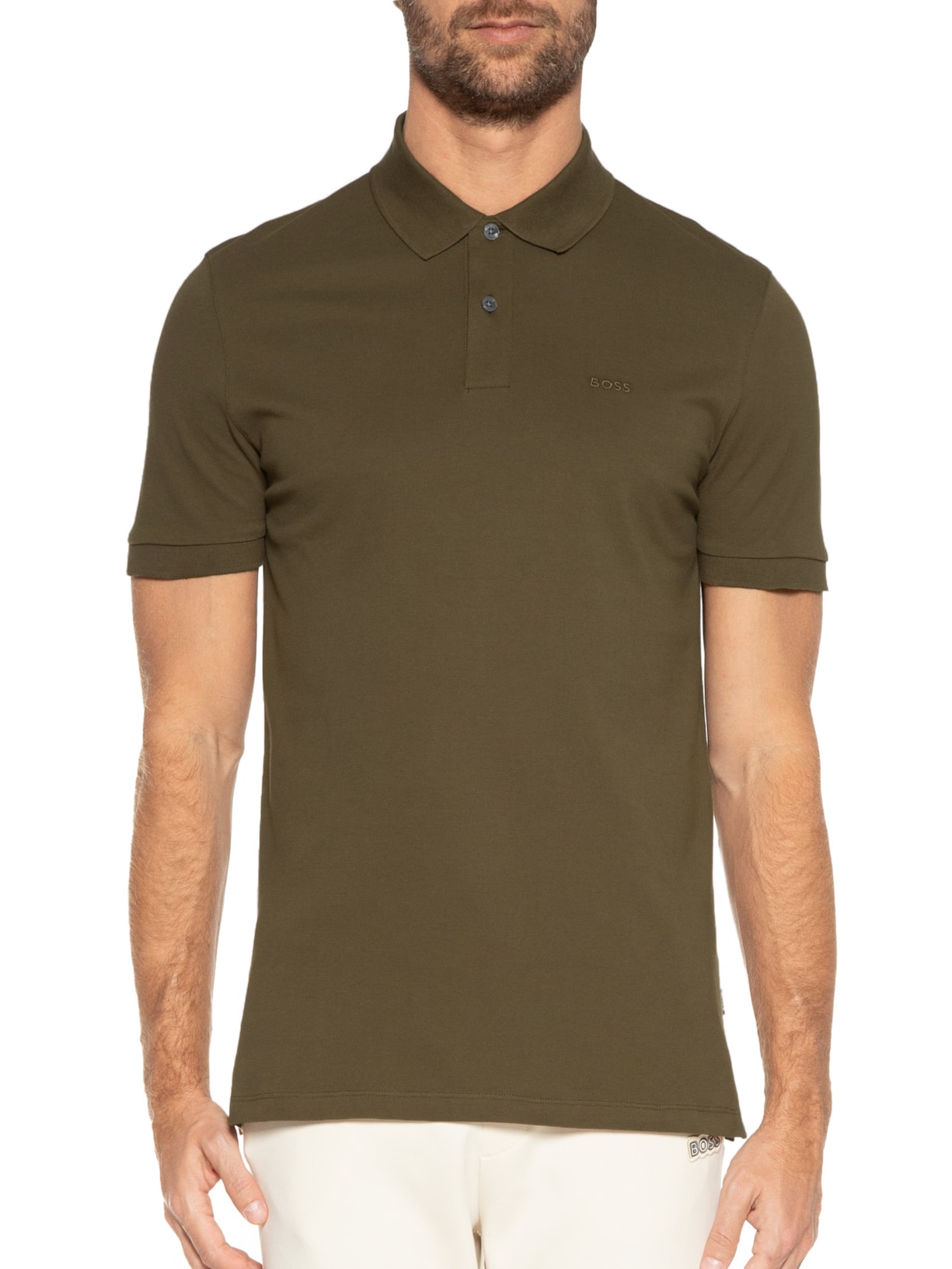 Polo Masculina Pallas Verde Boss