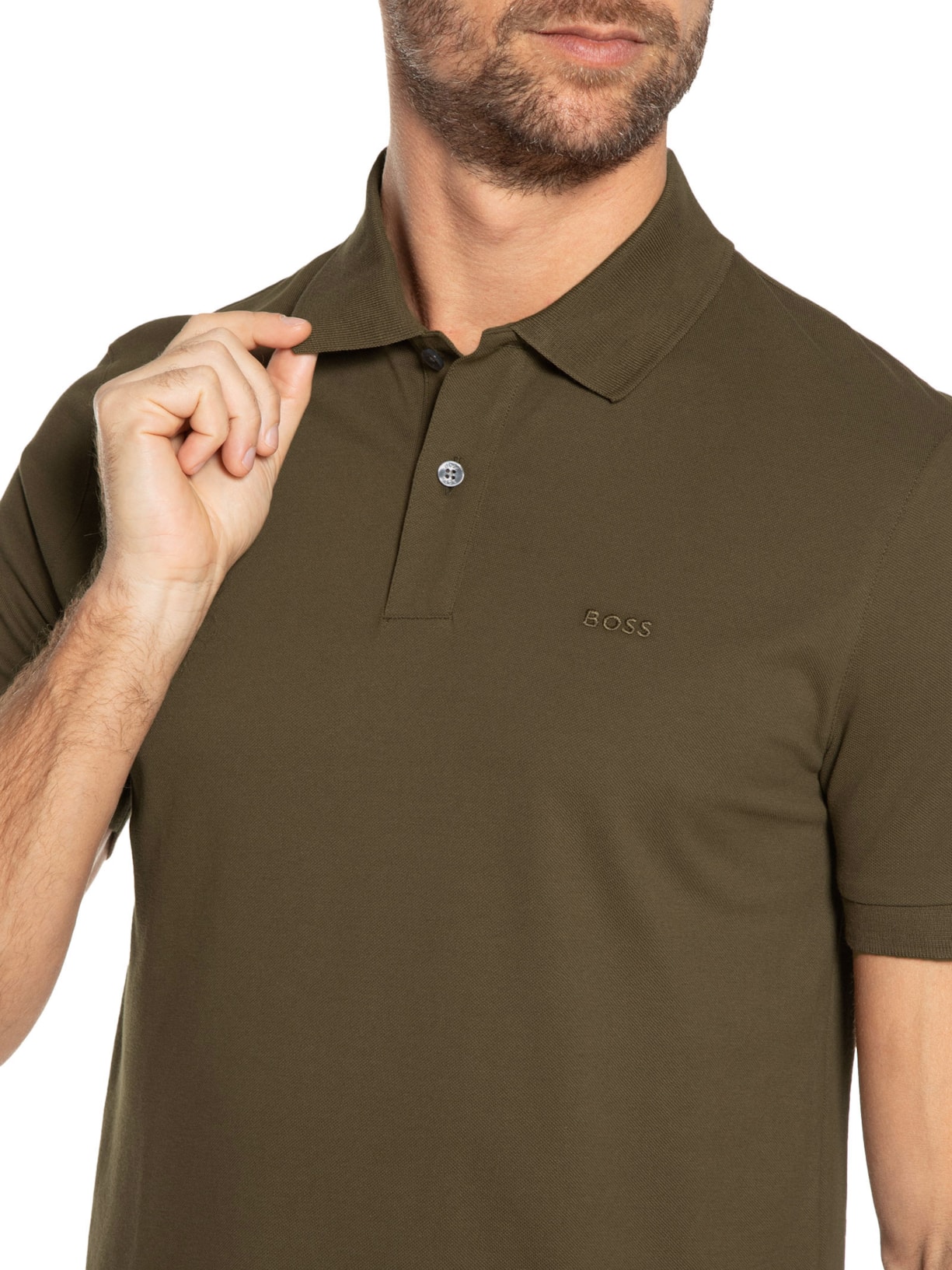 Polo Masculina Pallas Verde Boss