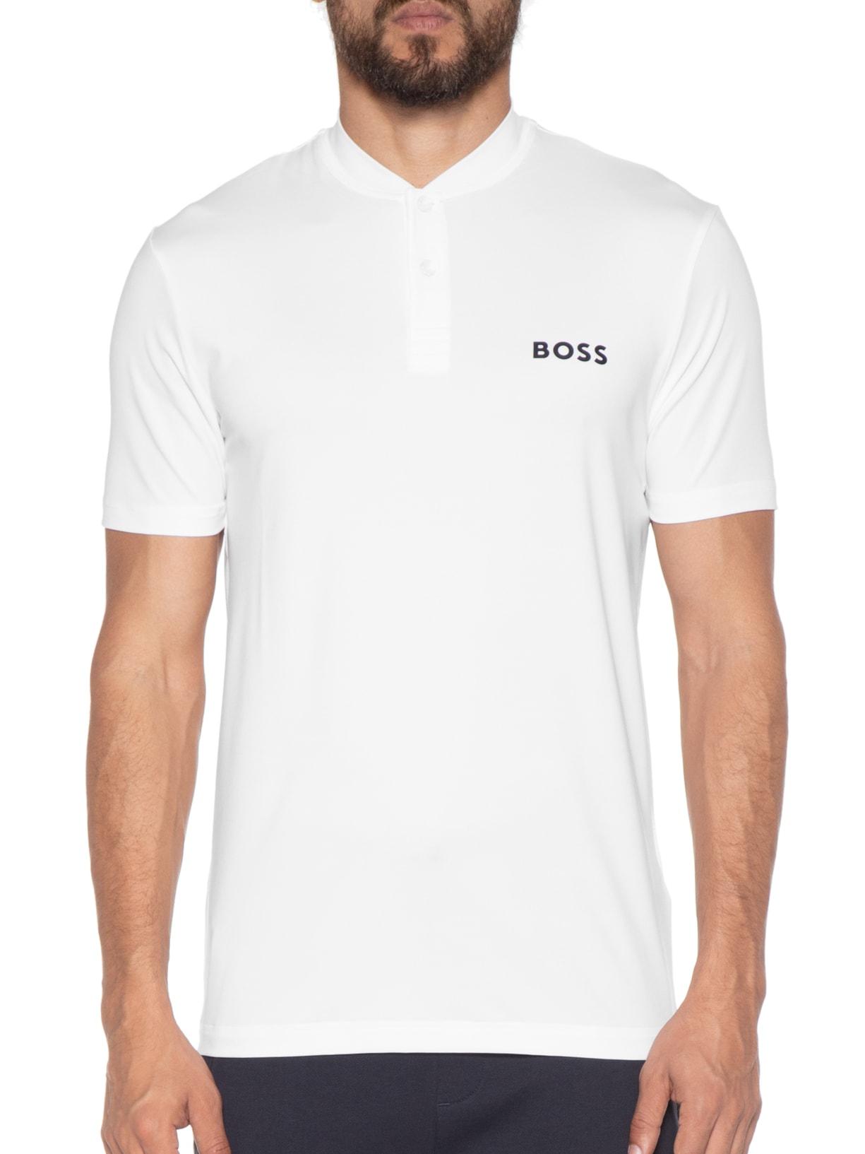 Polo Masculina Pariq Mb Branco Boss