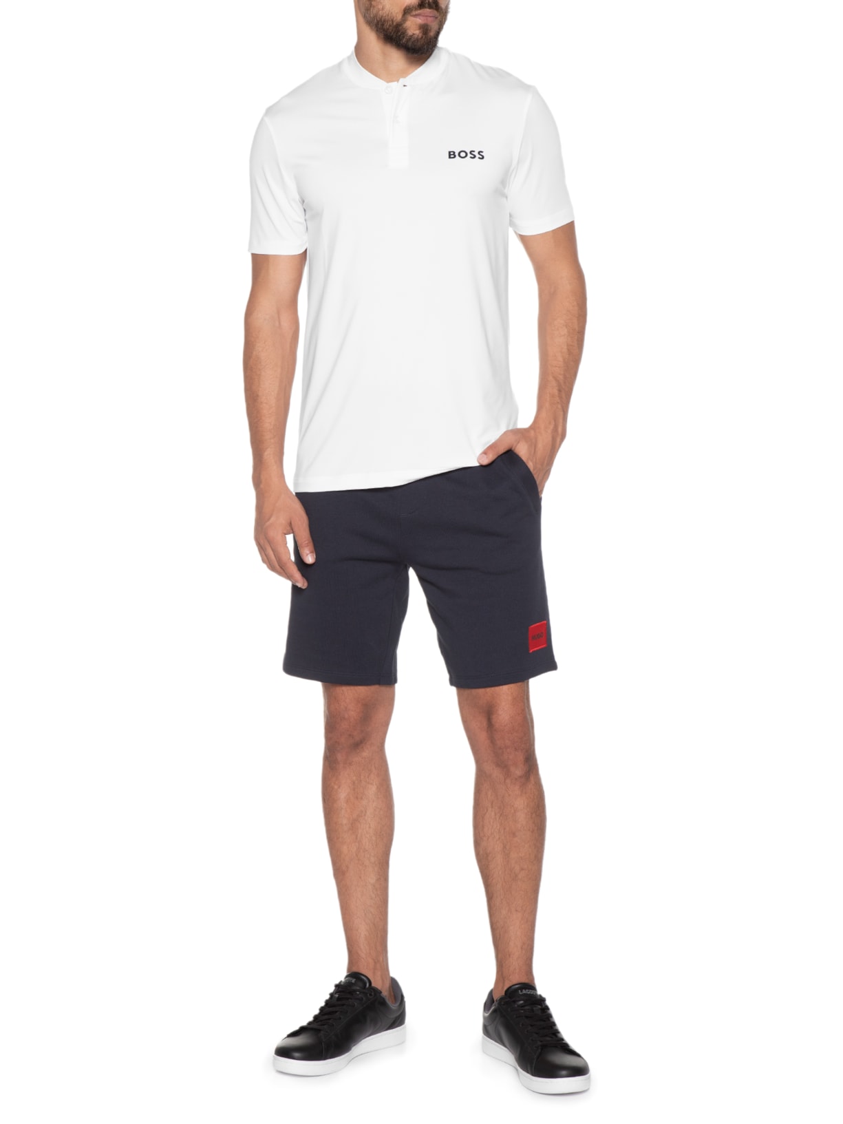 Polo Masculina Pariq Mb Branco Boss