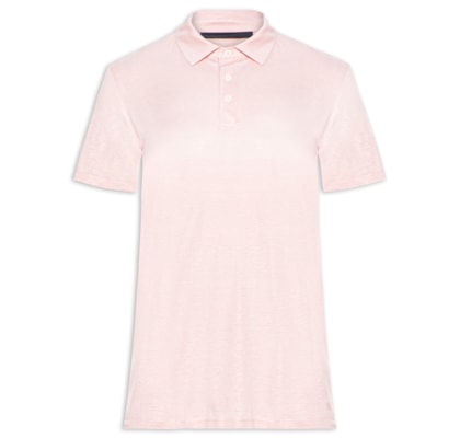Polo Masculina Paris 7 Collab Beckham Regular Fit  - Rosa
