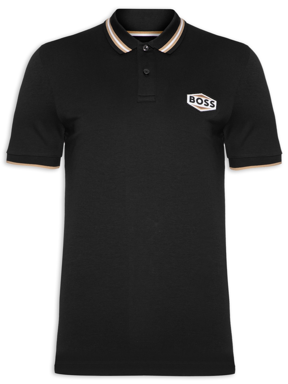 Polo Masculina Parlay 194 Preto Boss