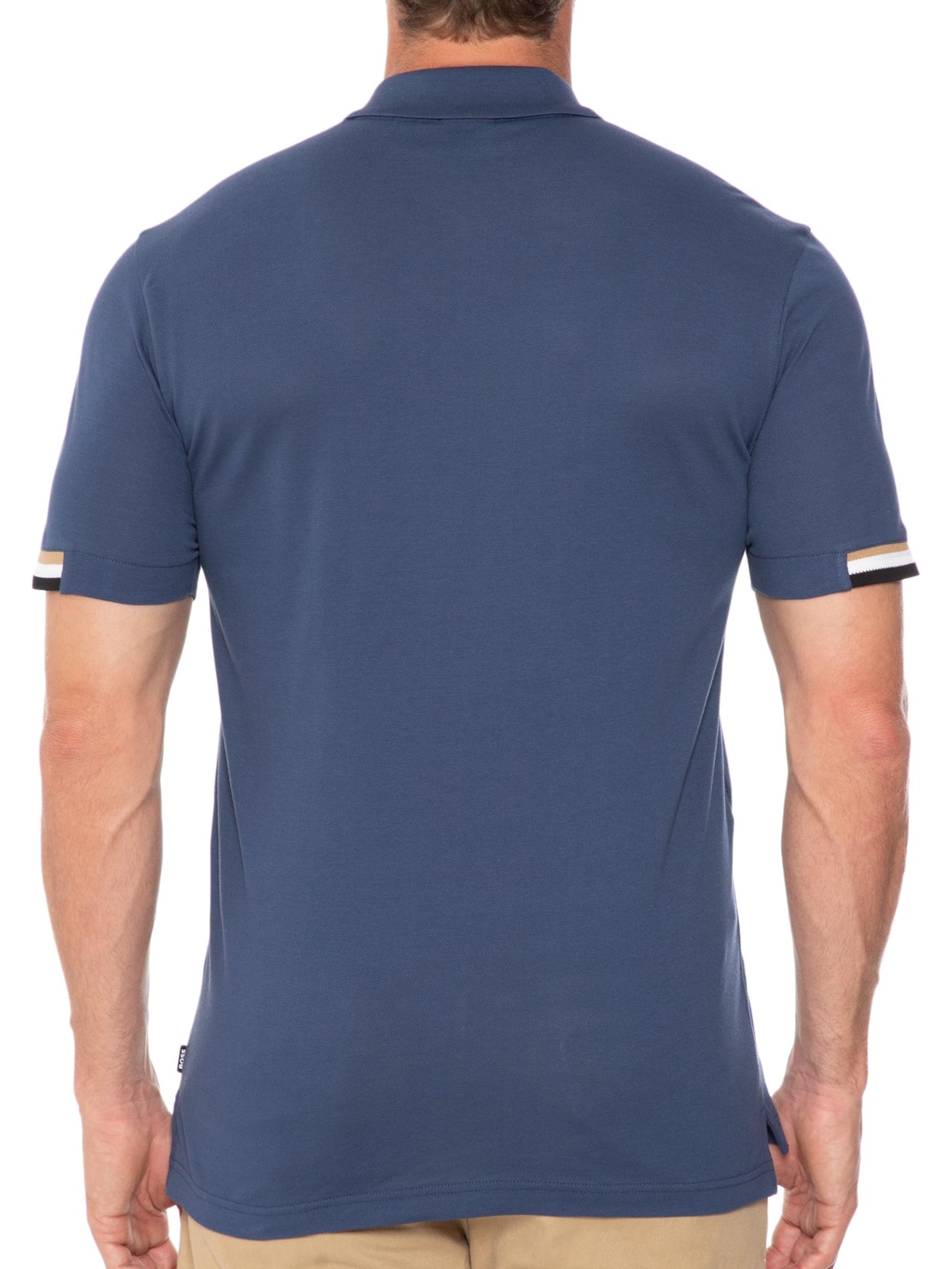 Polo Masculina Parlay Azul Boss