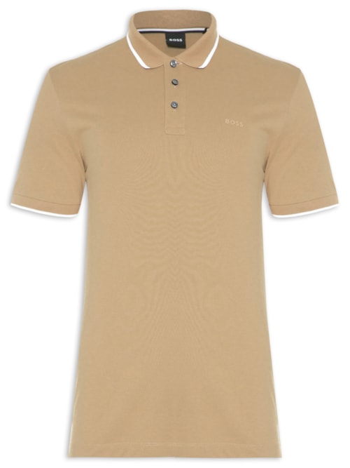 Polo Masculina Parlay - Bege