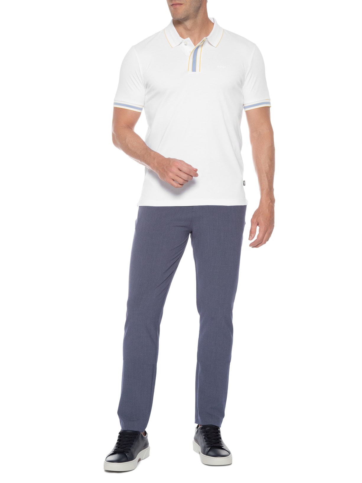 Polo Masculina Parlay Off White Boss