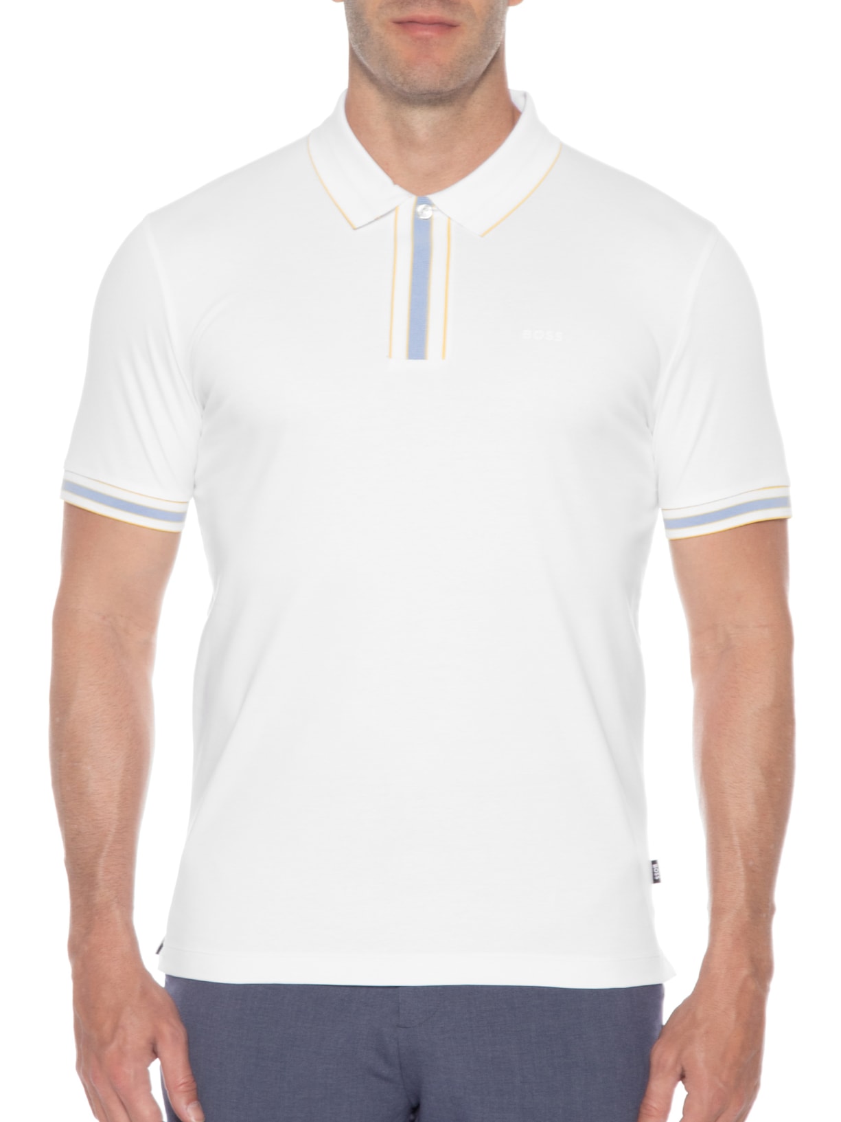Polo Masculina Parlay Off White Boss