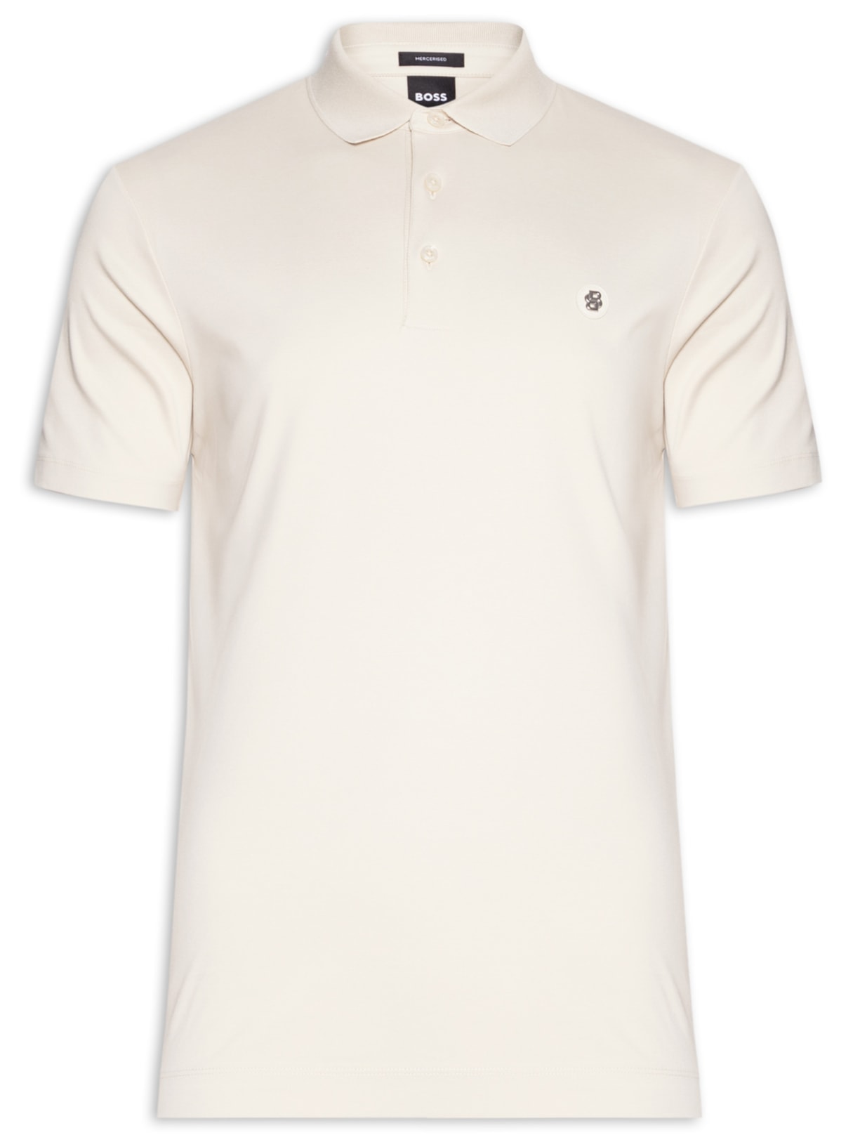 Polo Masculina Parris Regular fit Branco Boss