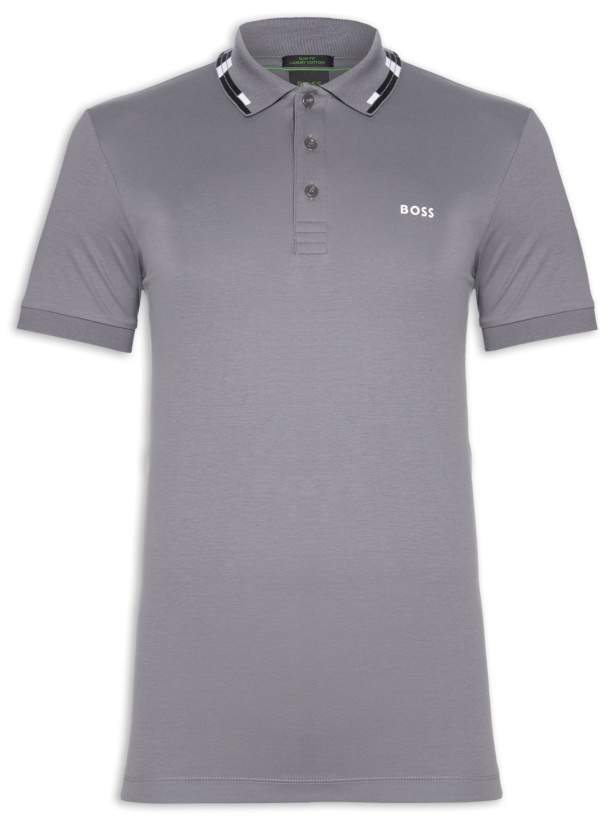 Polo Masculina Paule - Cinza
