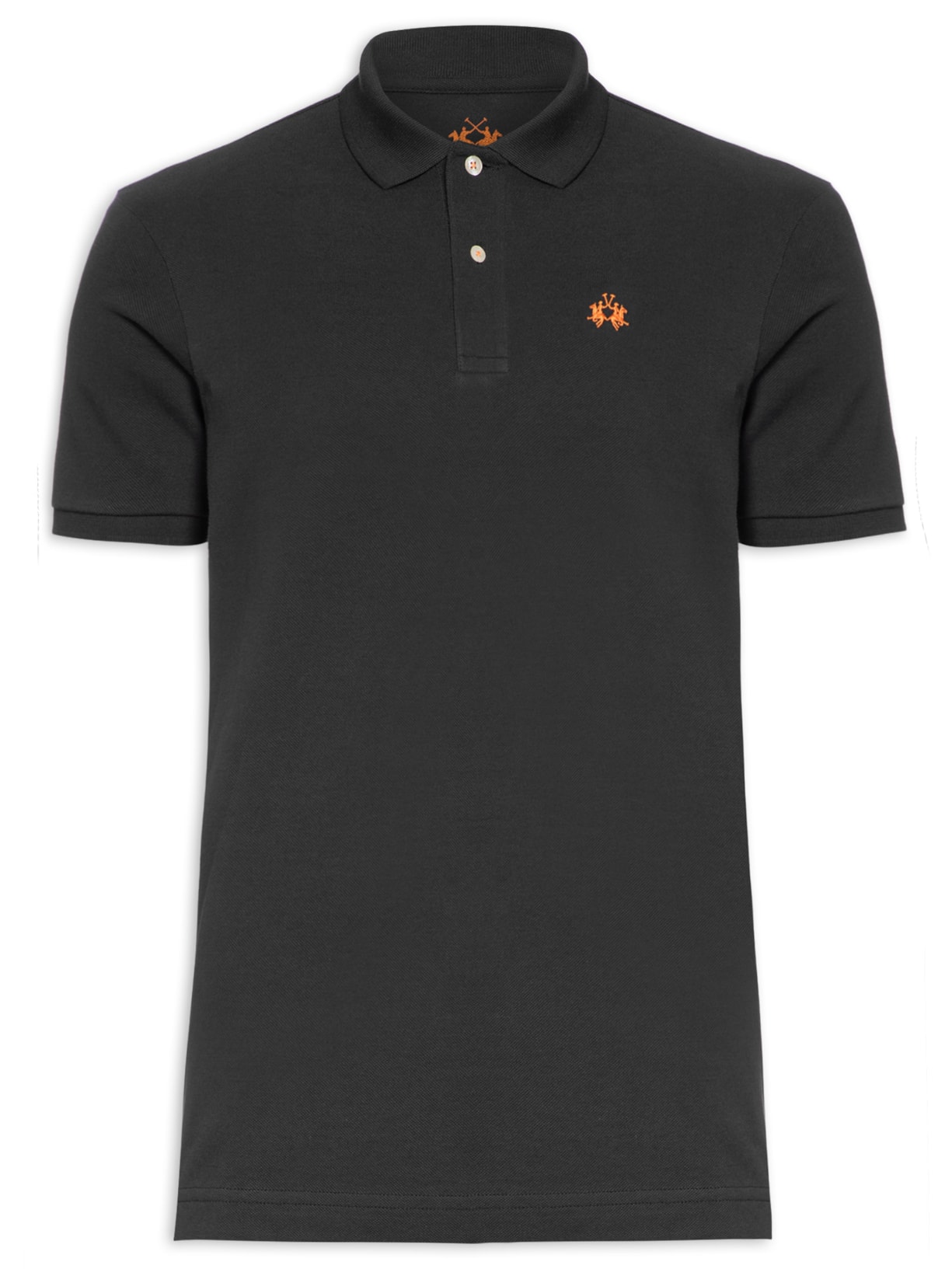 Polo Masculina Pietro - Preto
