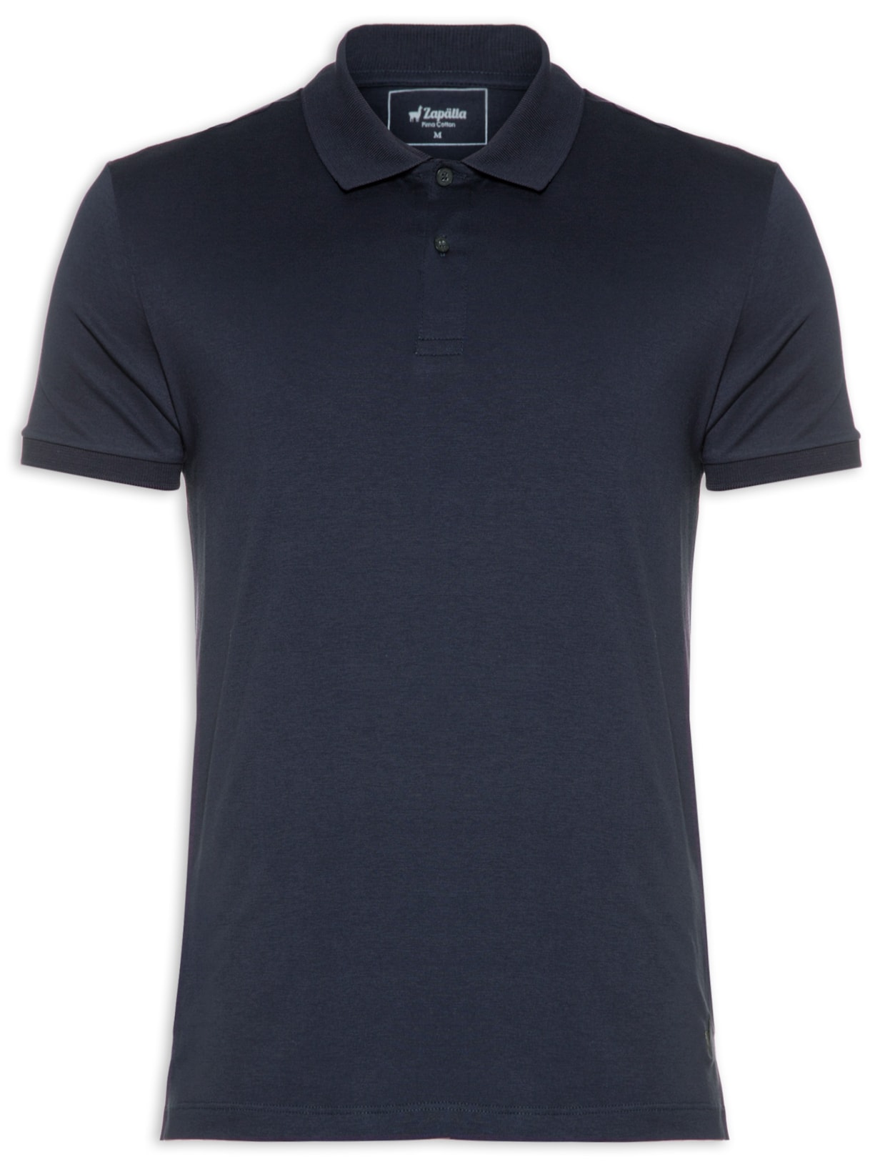 Polo Masculina Pima - Azul