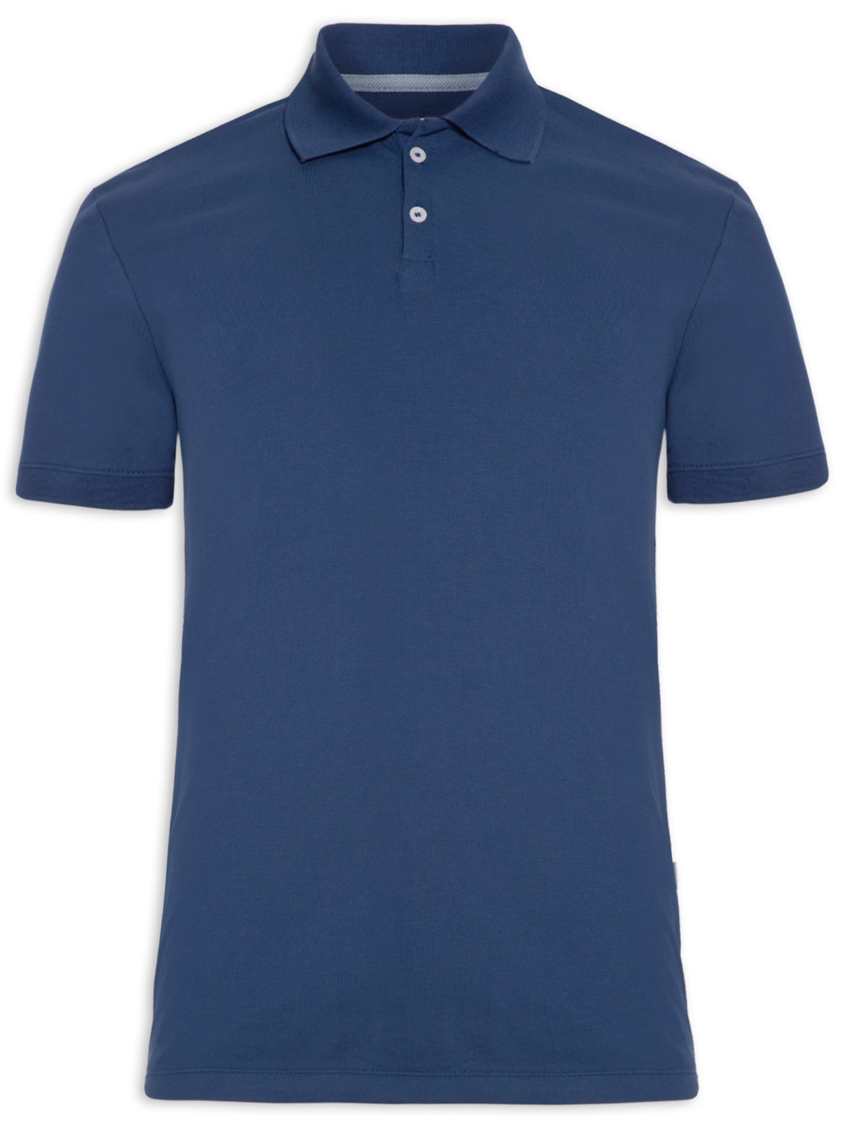 Polo Masculina Pima - Azul